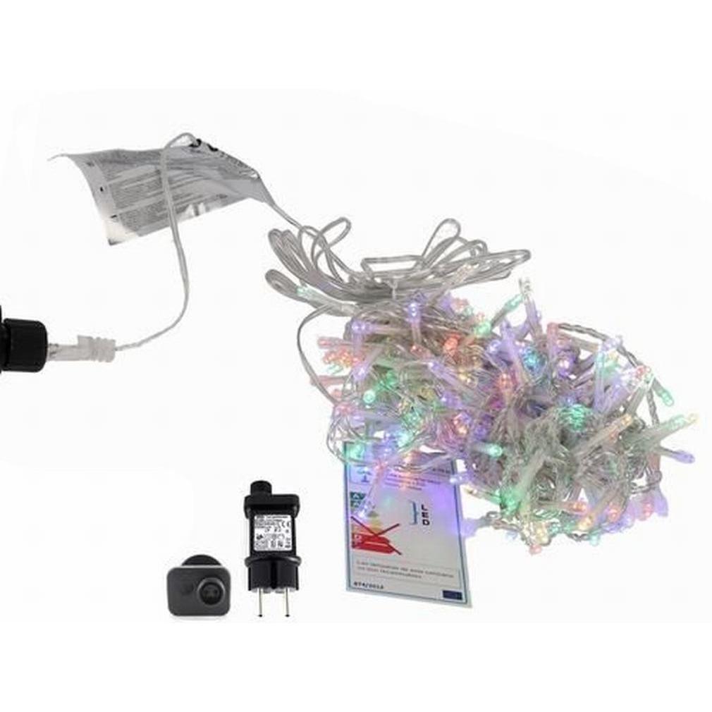 Gerimport Guirnalda LED Uso Doméstico 180 Leds Multicolor Exterior 3+9 Metros - Decoración Navideña