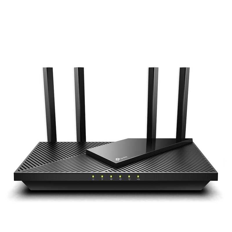 TP-Link - Archer AX55 router inalámbrico Gigabit Ethernet Doble banda (2,4 GHz / 5 GHz) Negro ARCHER AX55