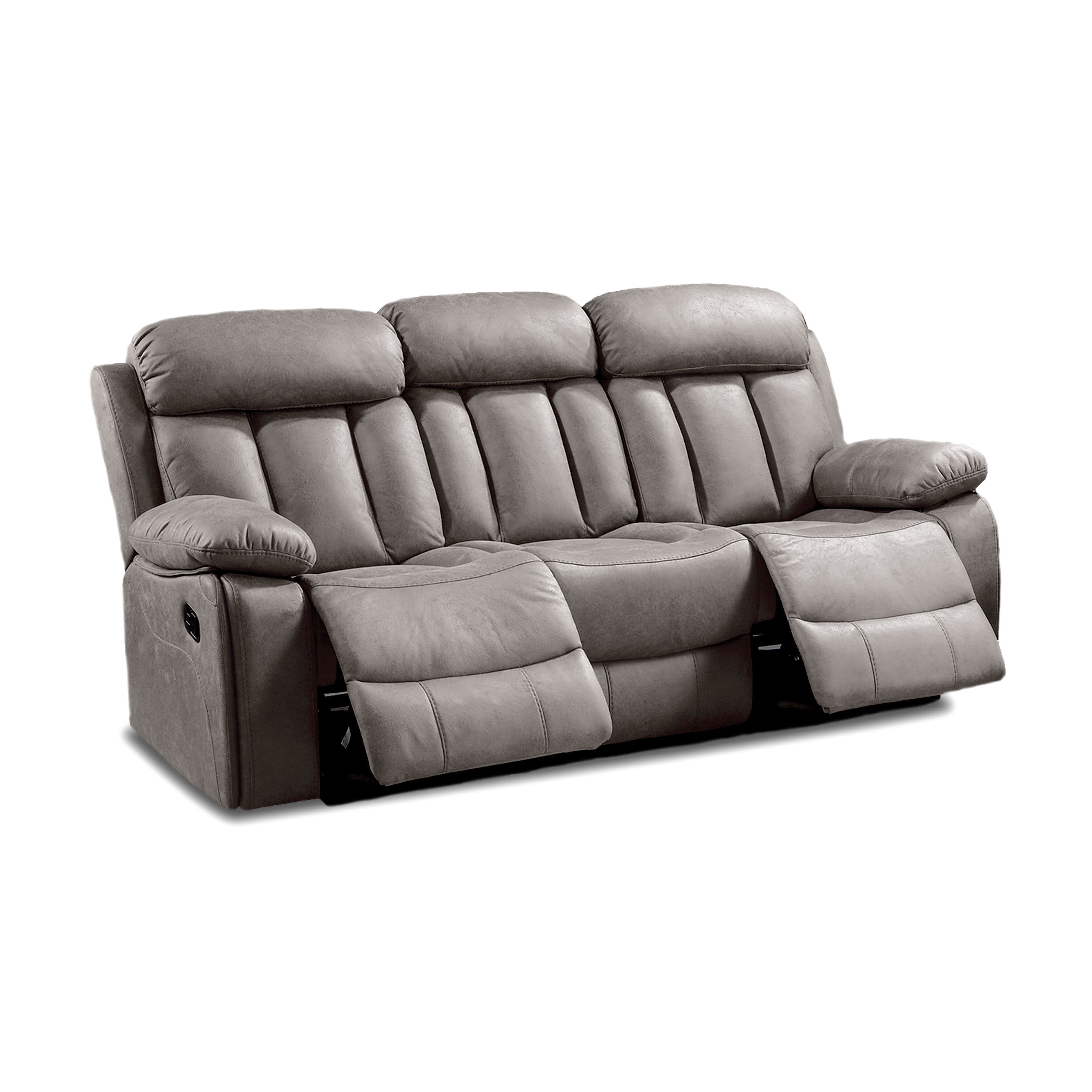 duehome - Sofá relax 3 plazas Kendal