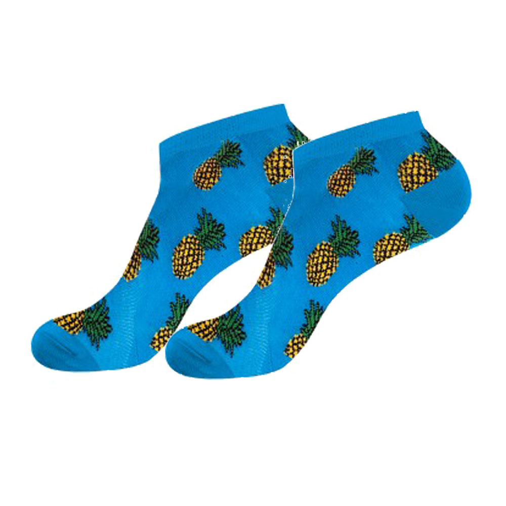 Crazy Boxer - Crazy Boxer Calcetines Socks Hombre Ananas - Diseños Divertidos y Algodón Biológico