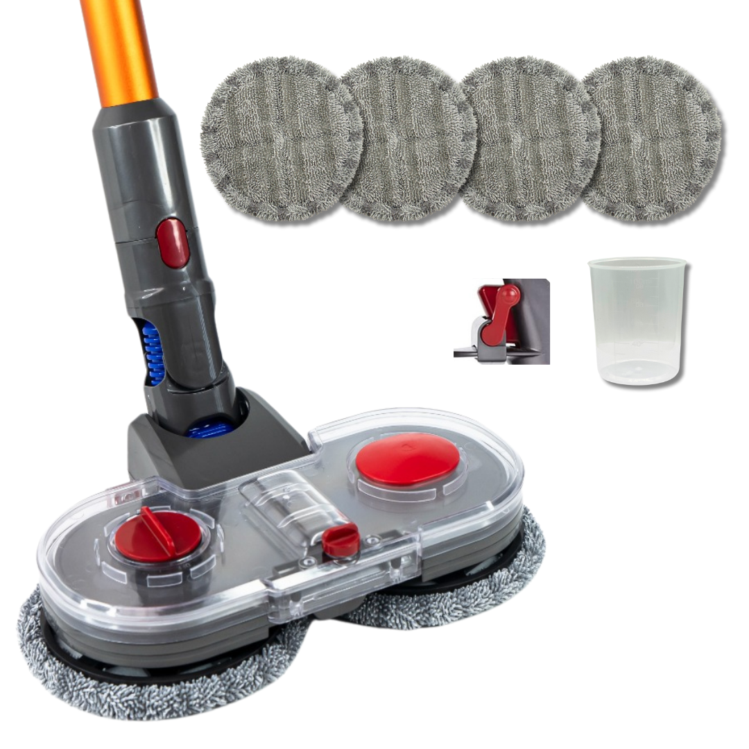 Recamania Cabezal de Fregona para Dyson V11 V10 V8 V7 deposito de agua y 6 recambios de paño