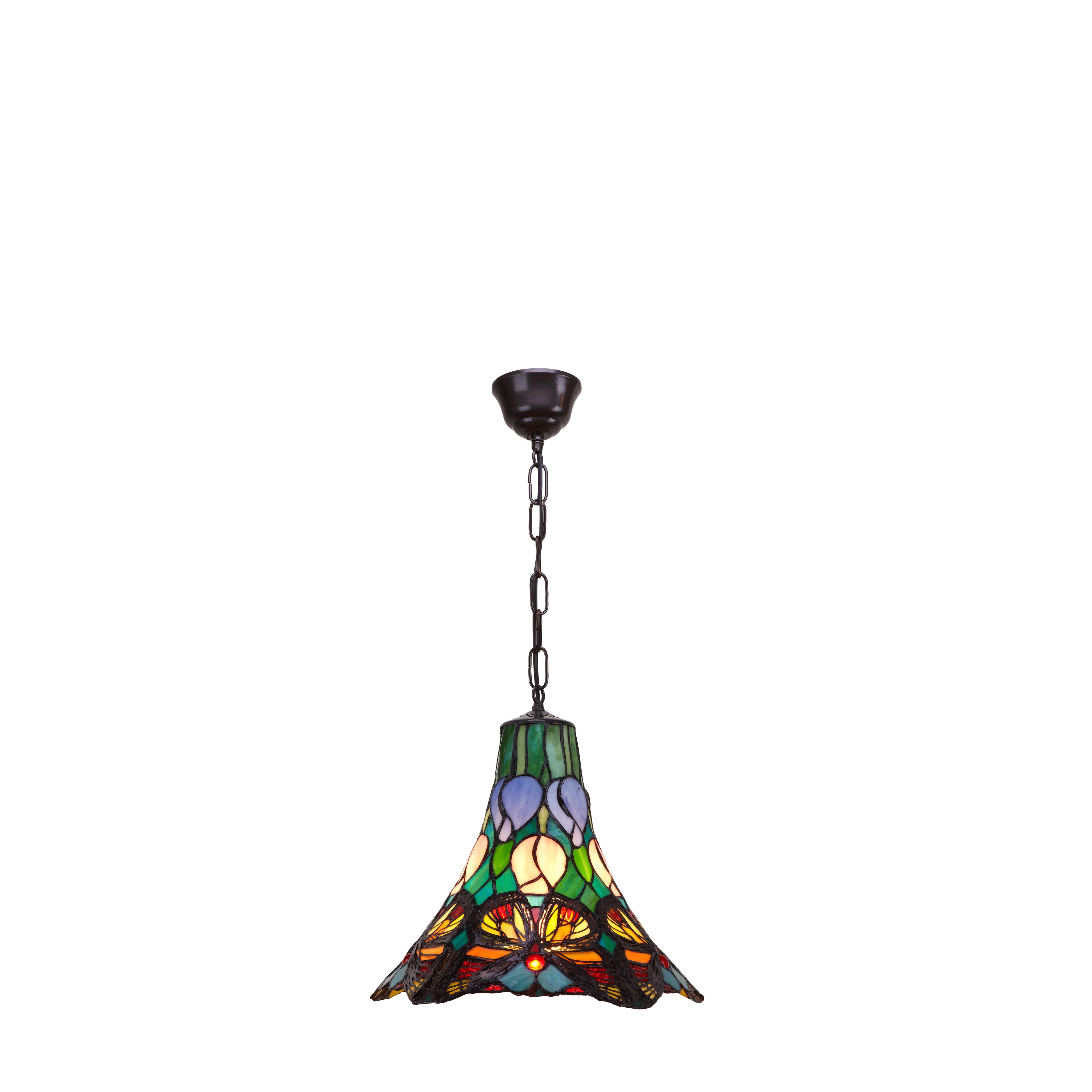 Colgante de techo mediano con cadena diámetro 35cm Serie Butterfly FIJALO LG207199
