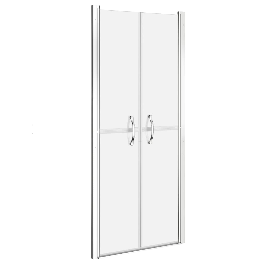 vidaXL Puerta de Ducha ESG Esmerilado (73-76)x190 cm Cabina Baño Aseo Mampara Color Negro,  Plateado, y mas
