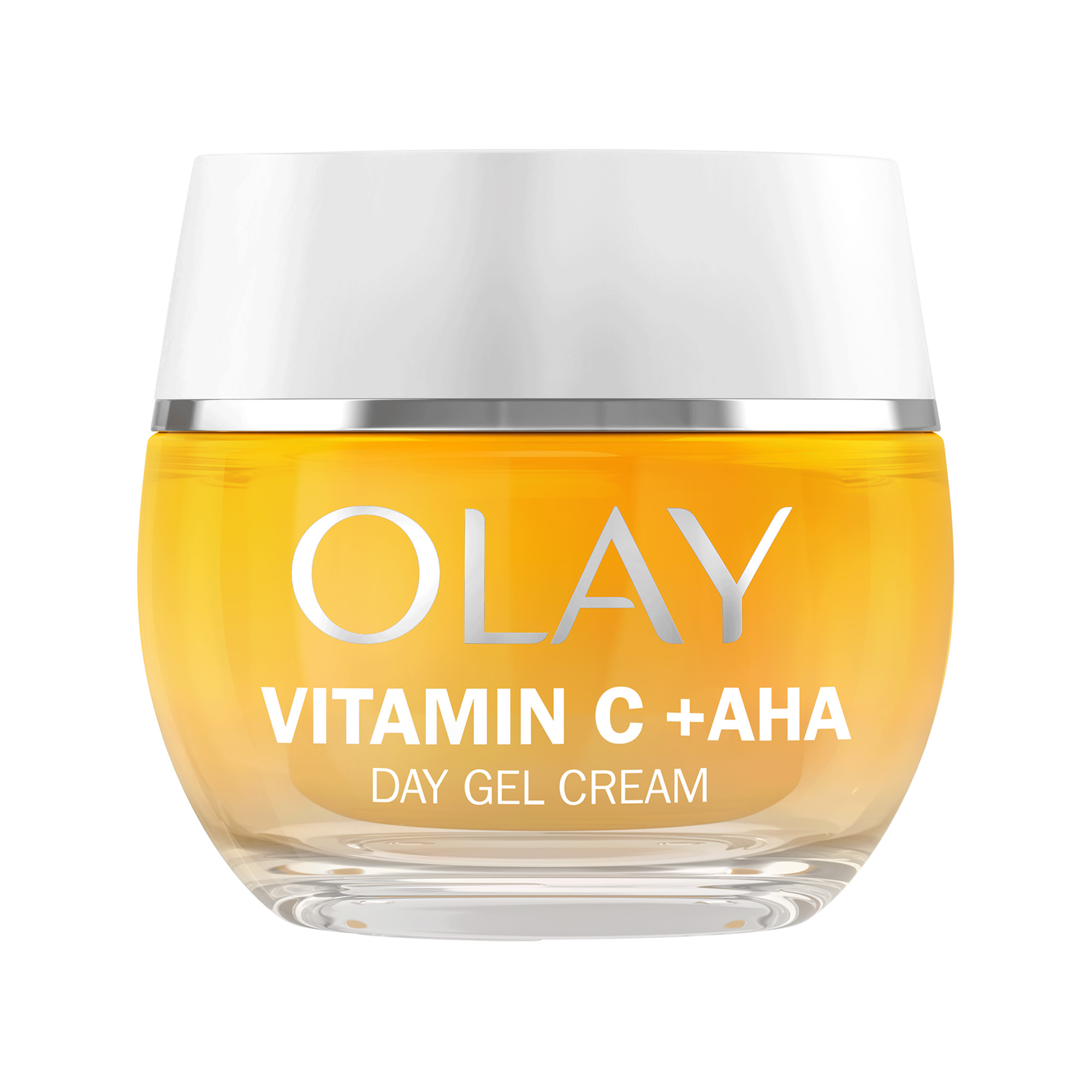 Olay Vitamin C + AHA 24 Crema Hidratante, Gel Crema De Día Con Vitamina C, AHA Y Niacinamida Para Un Tono De Piel Visiblemente Más Luminoso Y Uniforme, 50 ml
