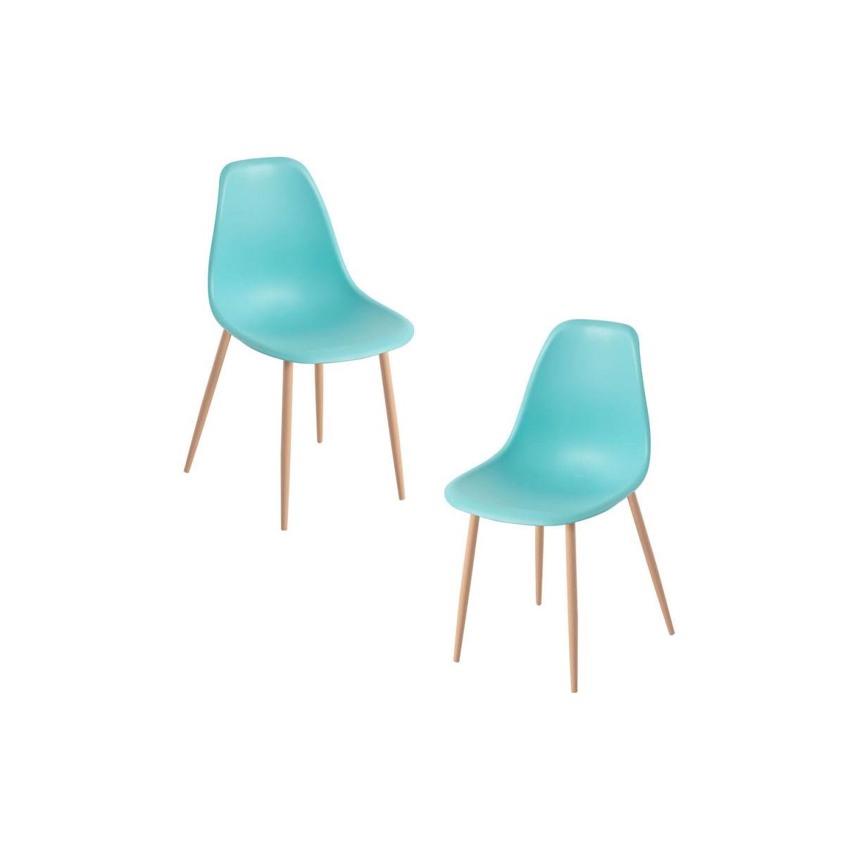 Regalos Miguel - Packs Sillas Comedor - Pack 2 Sillas Mykle - Aguamarina