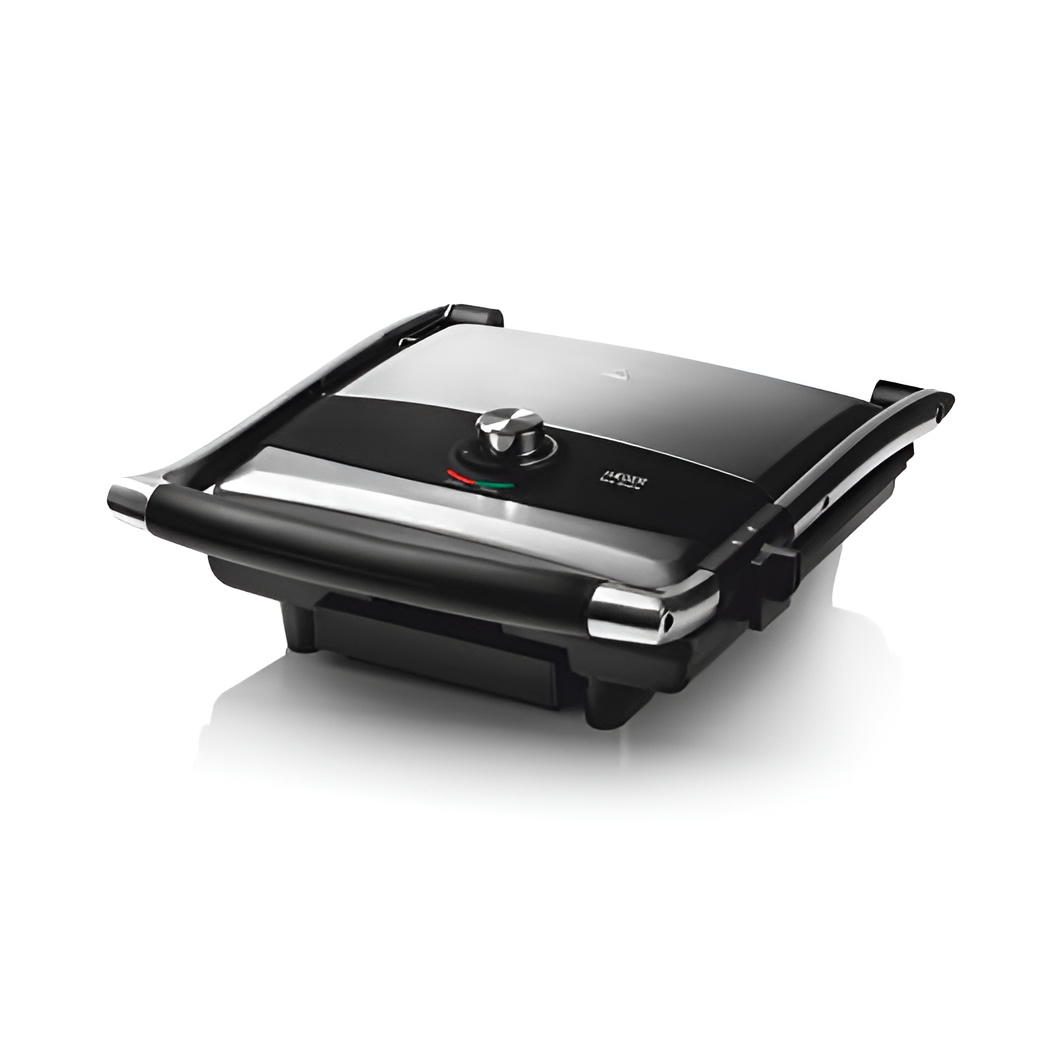 Haeger BISTRÔ - Parrilla Eléctrica 2000W con Control de Temperatura y Placas Antiadherentes