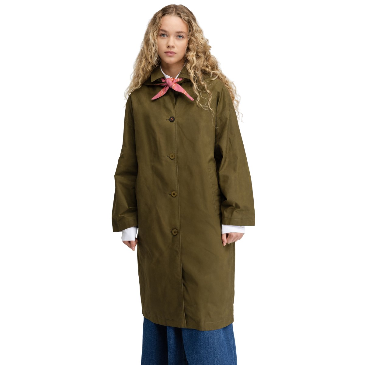 SIROKO - Abrigo impermeable para mujer Siroko Skye-W Green_
