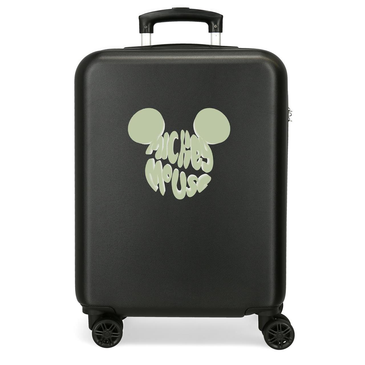 Disney Maleta De Cabina ABS Rígida Mickey Multiverse Negro