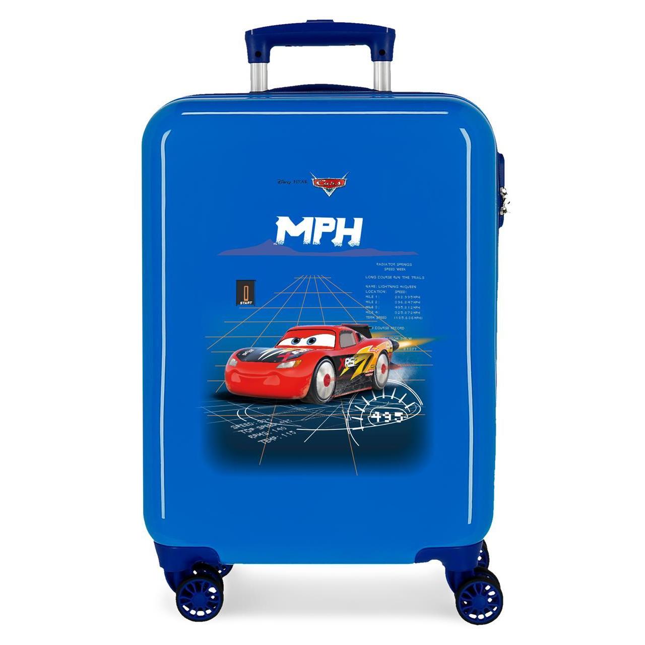 Maleta de cabina Disney Cars rocket racing azulon 55x38x20cm