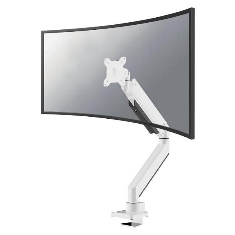 Neomounts NM-D775WHITEPLUS Brazo para monitor de 10 a 49 pulgadas, resorte de gas, blanco