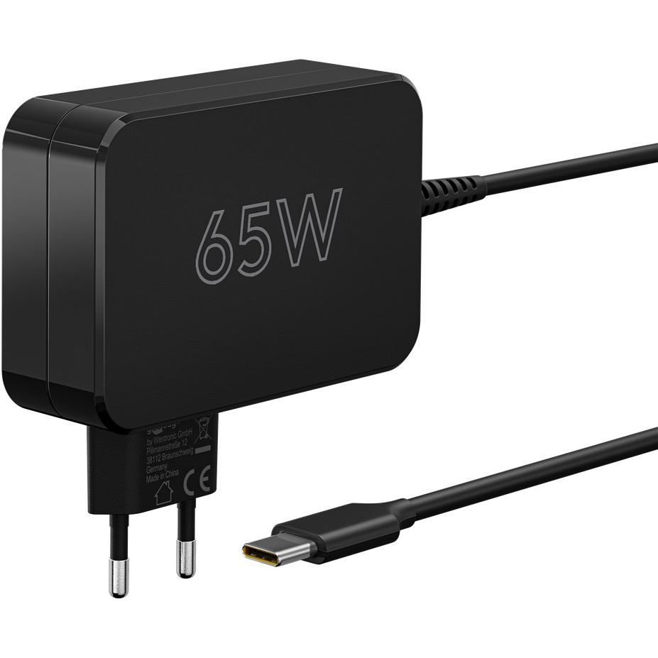 Goobay 65420 Portátil Negro Corriente alterna Carga rápida Interior