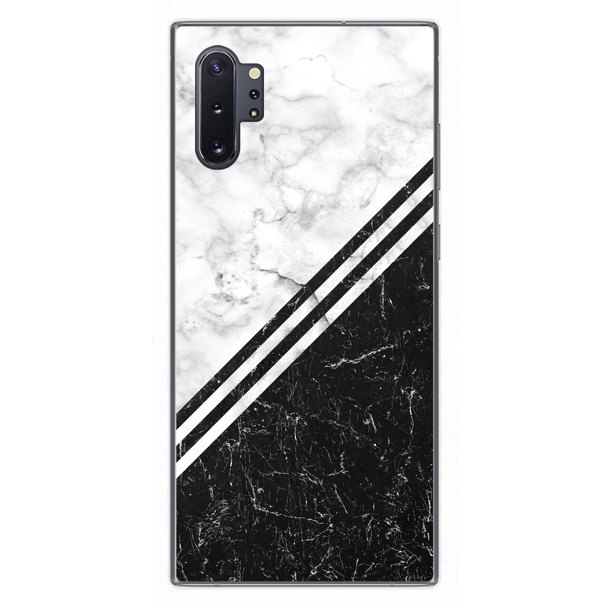 Tumundosmartphone Funda Gel Tpu para Samsung Galaxy Note10+ diseño Mármol 01 Dibujos