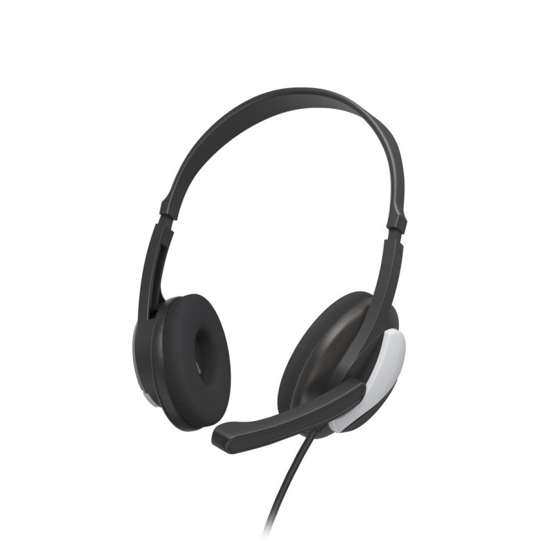 Hama - "HS-P100 V2" Auriculares de oficina para PC, estéreo, negro 00139931