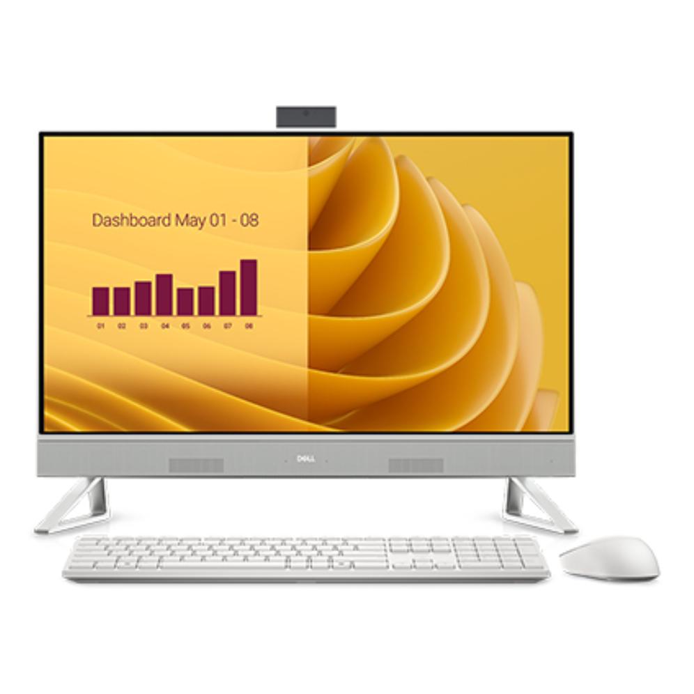 Ordenador Todo en uno Dell EC27250 Intel Core 5 120U 16GB 512GB SSD Intel Graphics 27" Windows 11 Pro Blanco