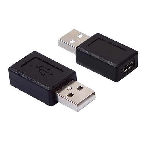CABLEPELADO Adaptador Micro USB Tipo B Hembra a USB Tipo A Macho | Velocidad de Transferencia hasta 480 Mbps | Compatible con teléfonos móviles y PC