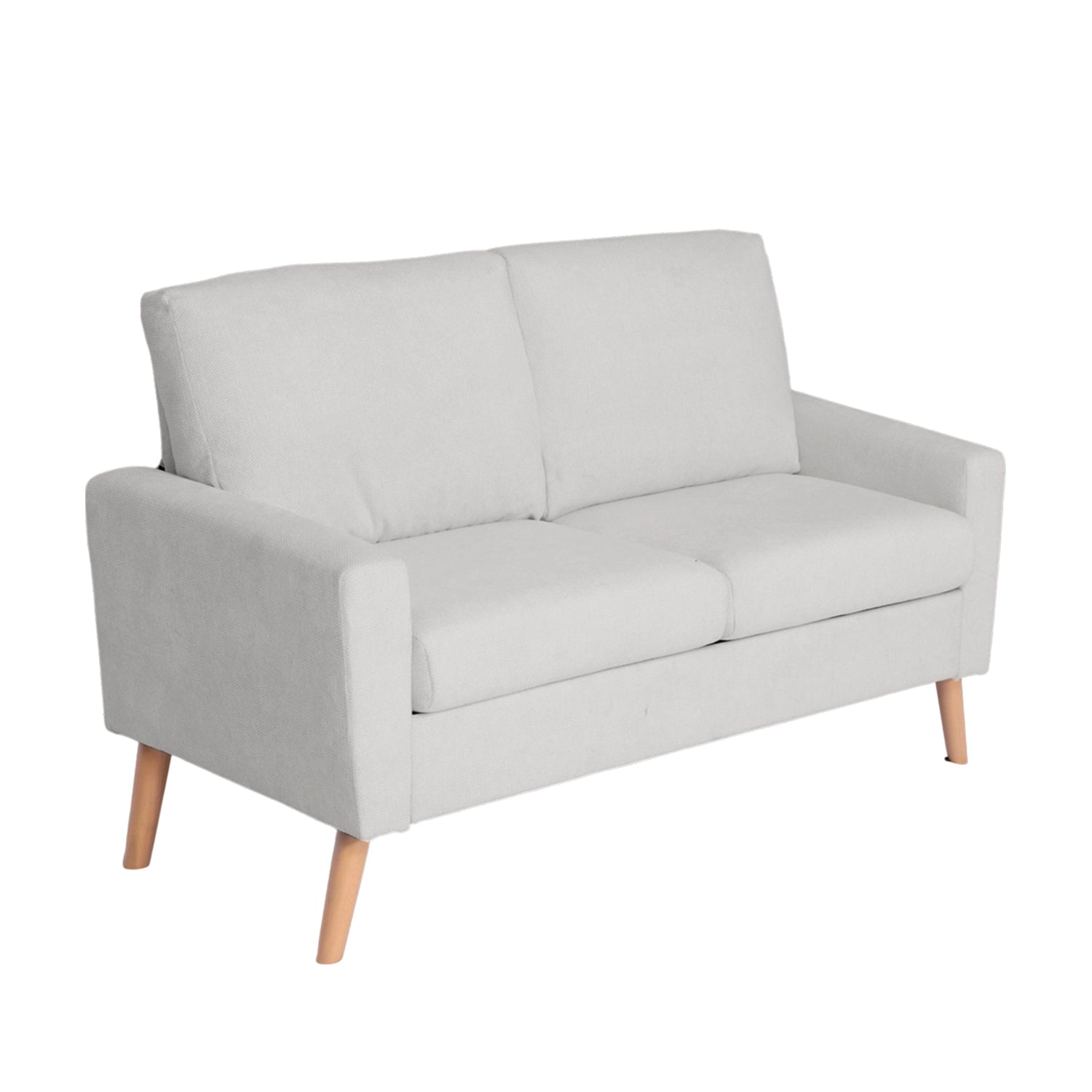 Sofá de 2 plazas sophie  beige para hogar moderno mueble de almacenaje  - Homekit