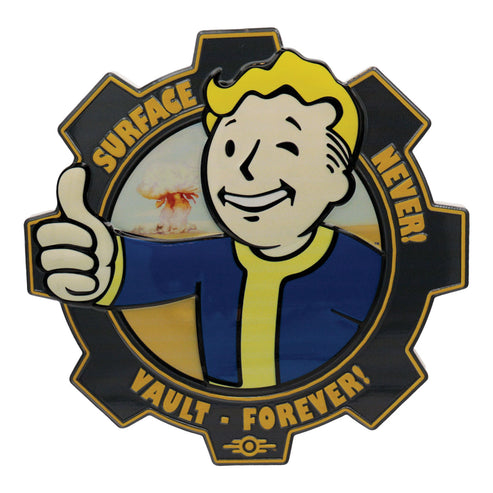 Placa Resina Vault Boy Falllout Fanattik