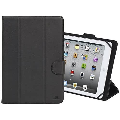 Rivacase Funda Universal Tablet 10.1 Piel Sintética Silicona Negro