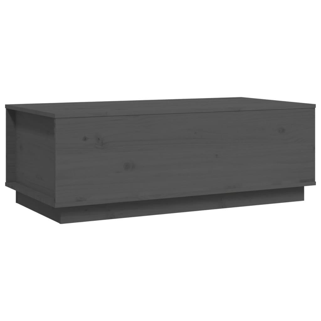 Mesa de Centro Vidaxl de Madera Maciza de Pino 100x50x35 Cm Natural
