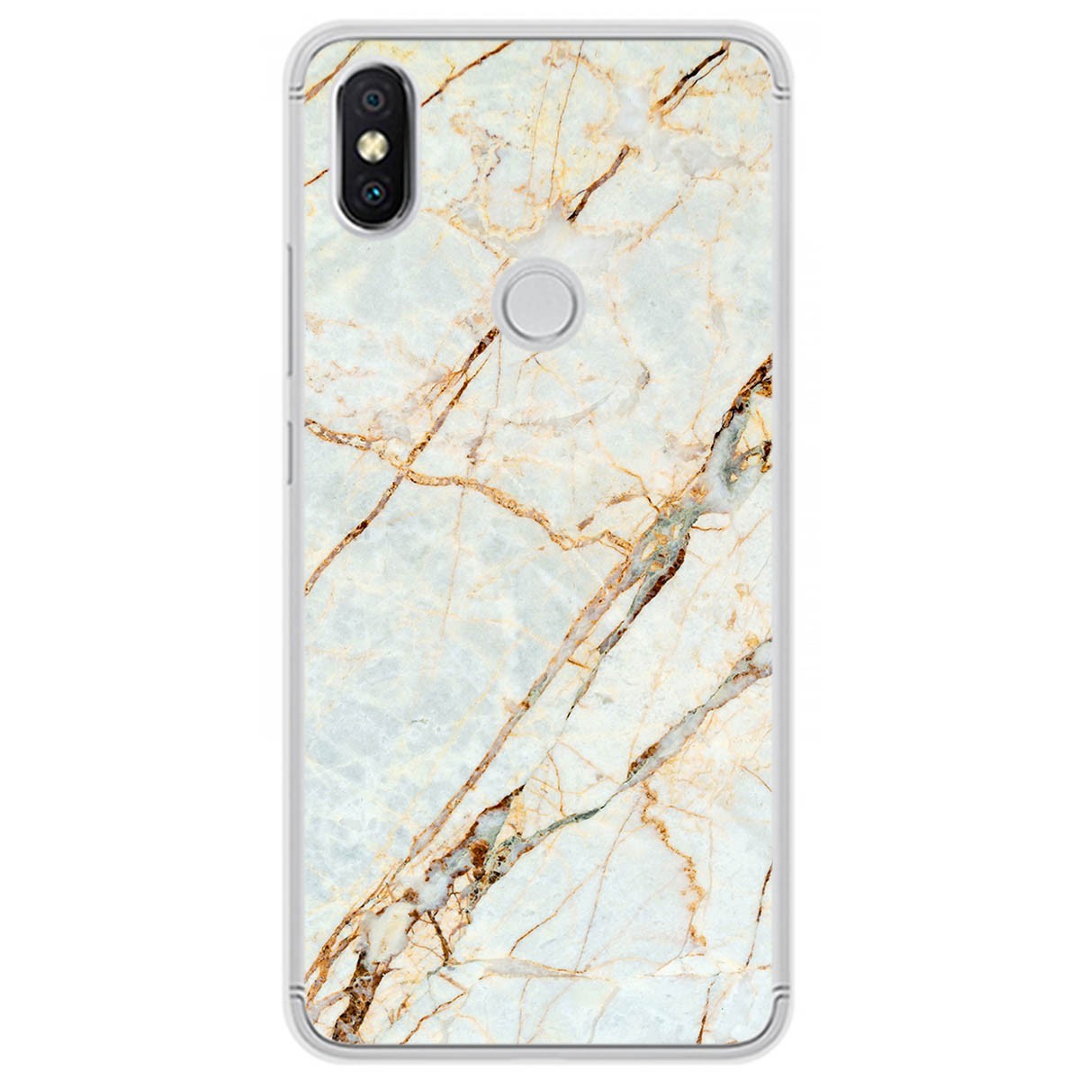 Tumundosmartphone Funda Gel Tpu para Xiaomi Redmi S2 diseño Mármol 13 Dibujos