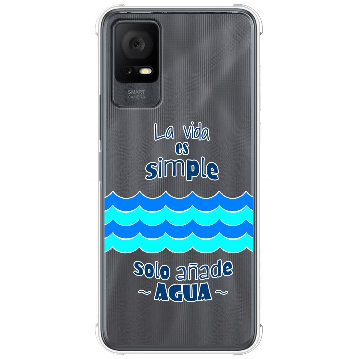 Funda Silicona Antigolpes para TCL 405 diseño Agua Dibujos