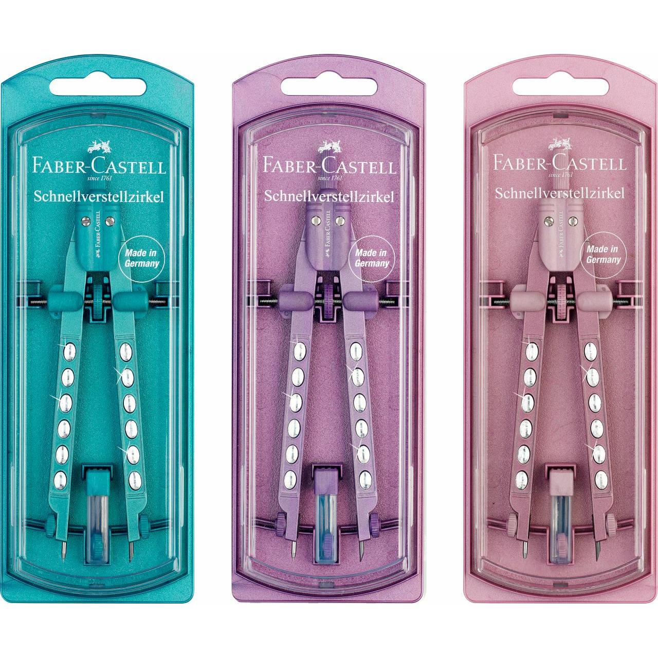 Faber-Castell 174323 compás Colores surtidos 1 pieza(s)