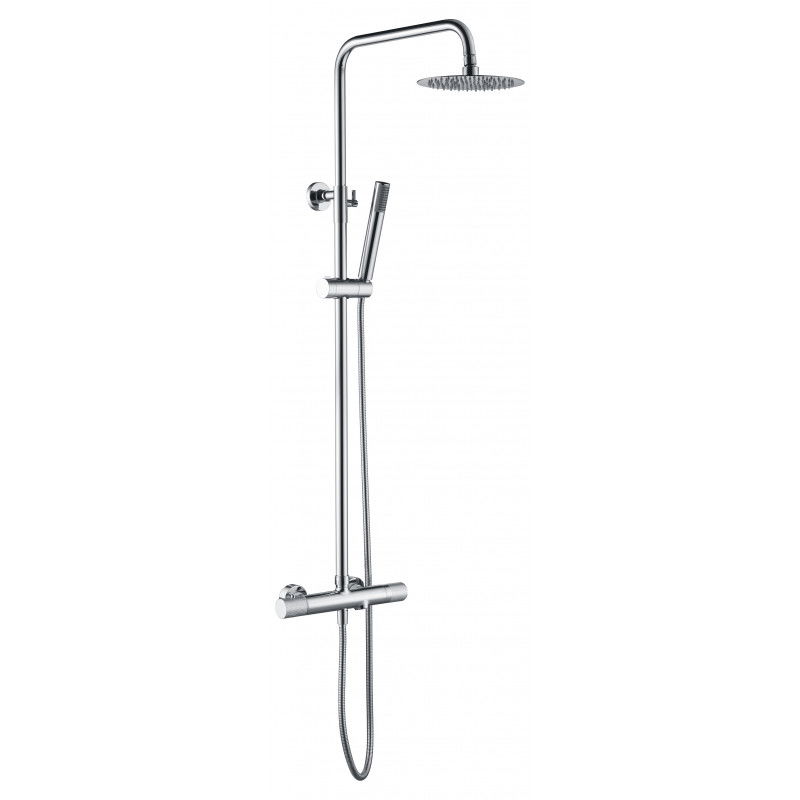 Imex Line BTD038-B columna de ducha y bañera termostática moderna con acabado cromado
