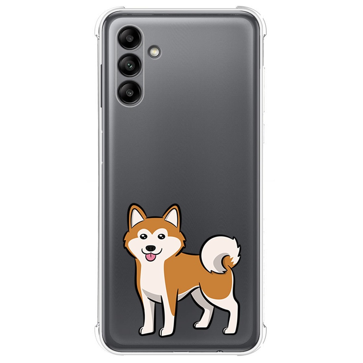 Funda Silicona Antigolpes para Samsung Galaxy A04s diseño Perros 02 Dibujos
