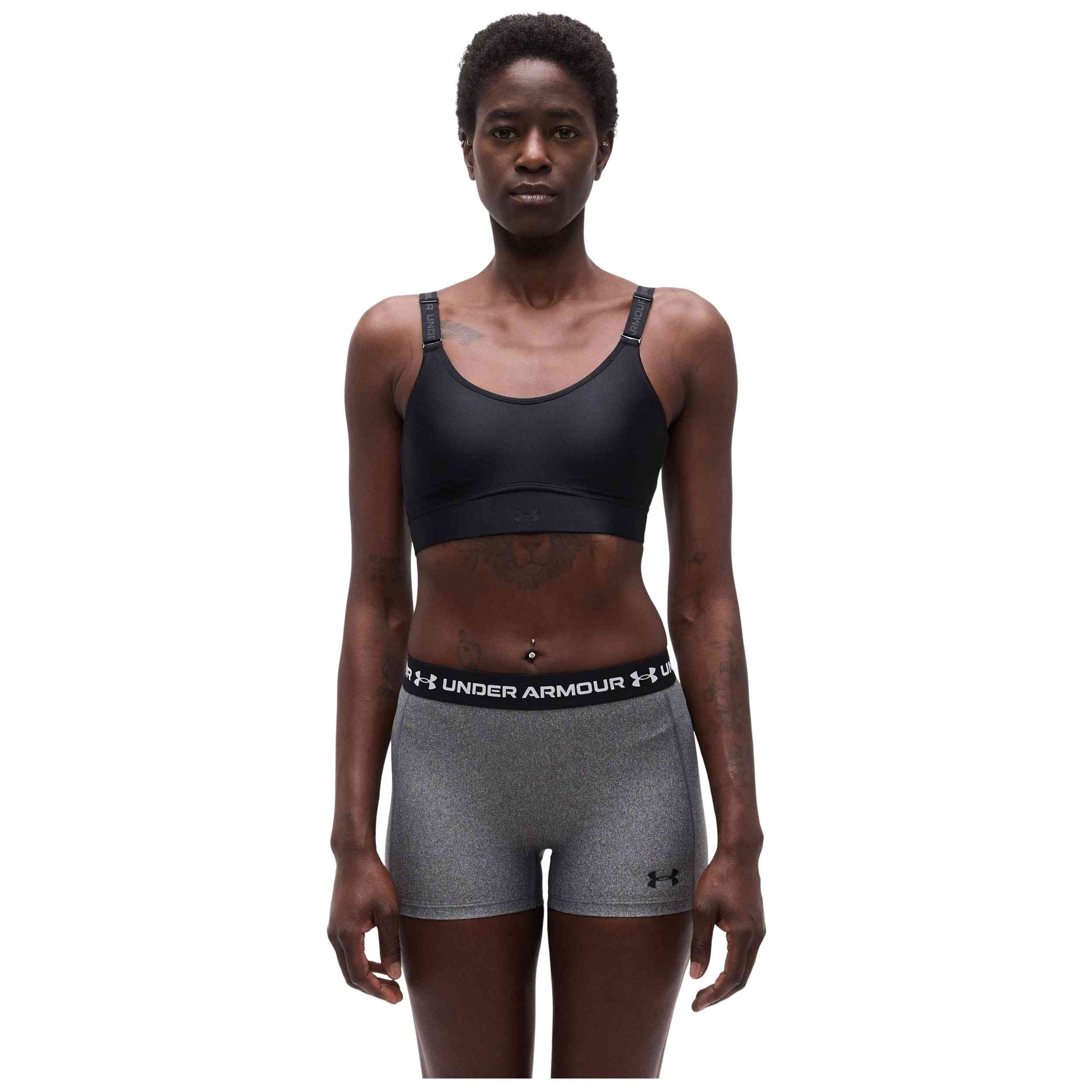 Sujetador Under Armour modelo Ua Infinity Mid 2.0 Bra en color Negro