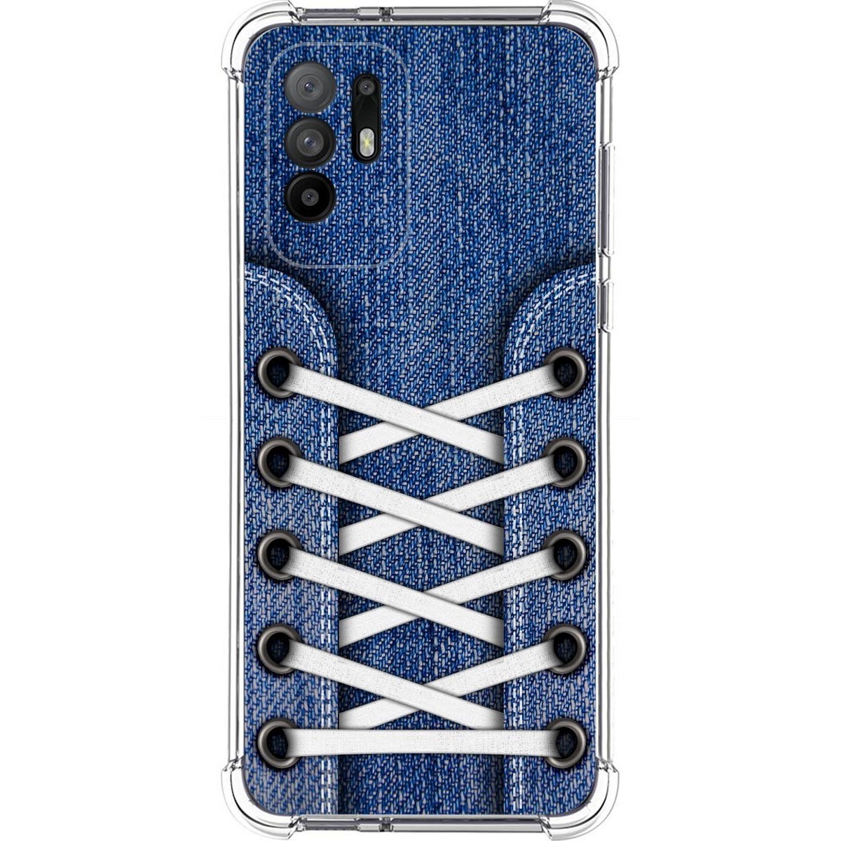 Tumundosmartphone Funda Silicona Antigolpes para Oppo A94 5G diseño Zapatillas 01 Dibujos