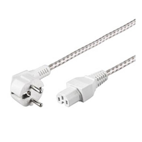 Goobay 93314 Blanco 2m - Cable (2 m, Macho/Hembra, Blanco)