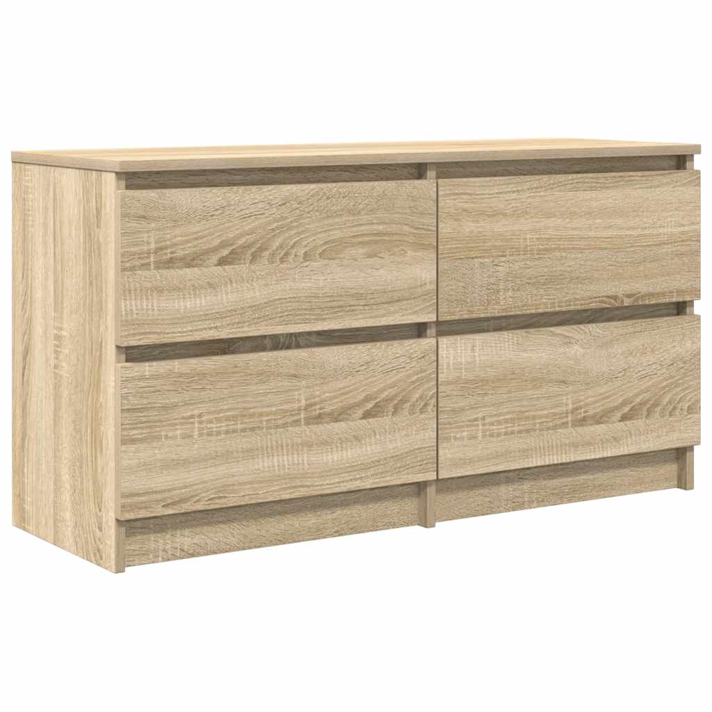 vidaXL Mueble de TV madera de ingeniería roble Sonoma 100x35x54 cm
