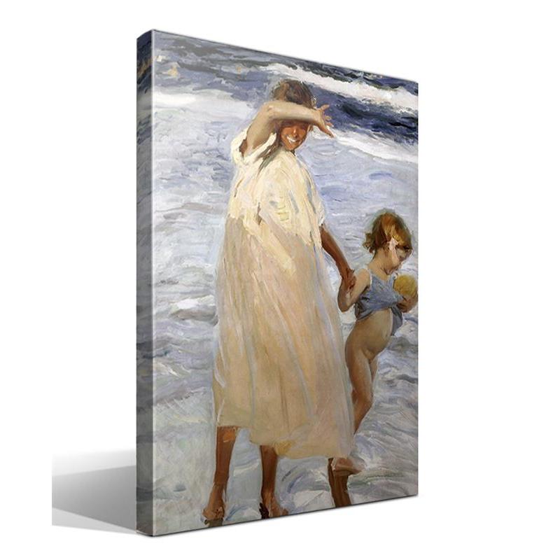Cuadro Canvas Dos Hermanas Valencia - Sorolla y Bastida - Alta Calidad