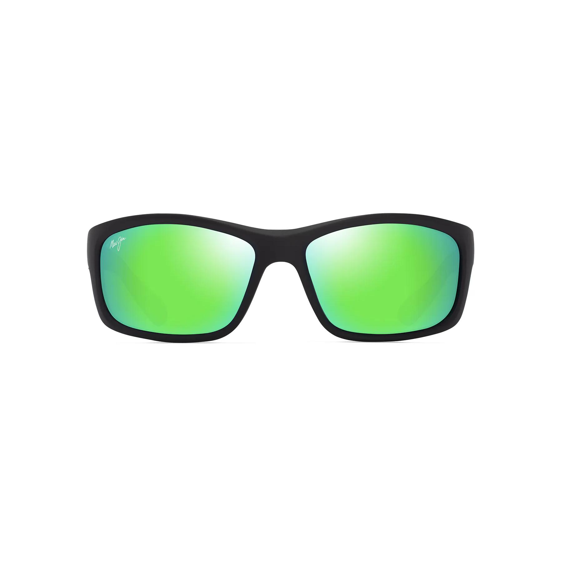 Gafas de sol MAUI JIM KANAIO COAST GM766-02 Matte Black Green/MAUIGreen® POLARIZEDPLUS2®