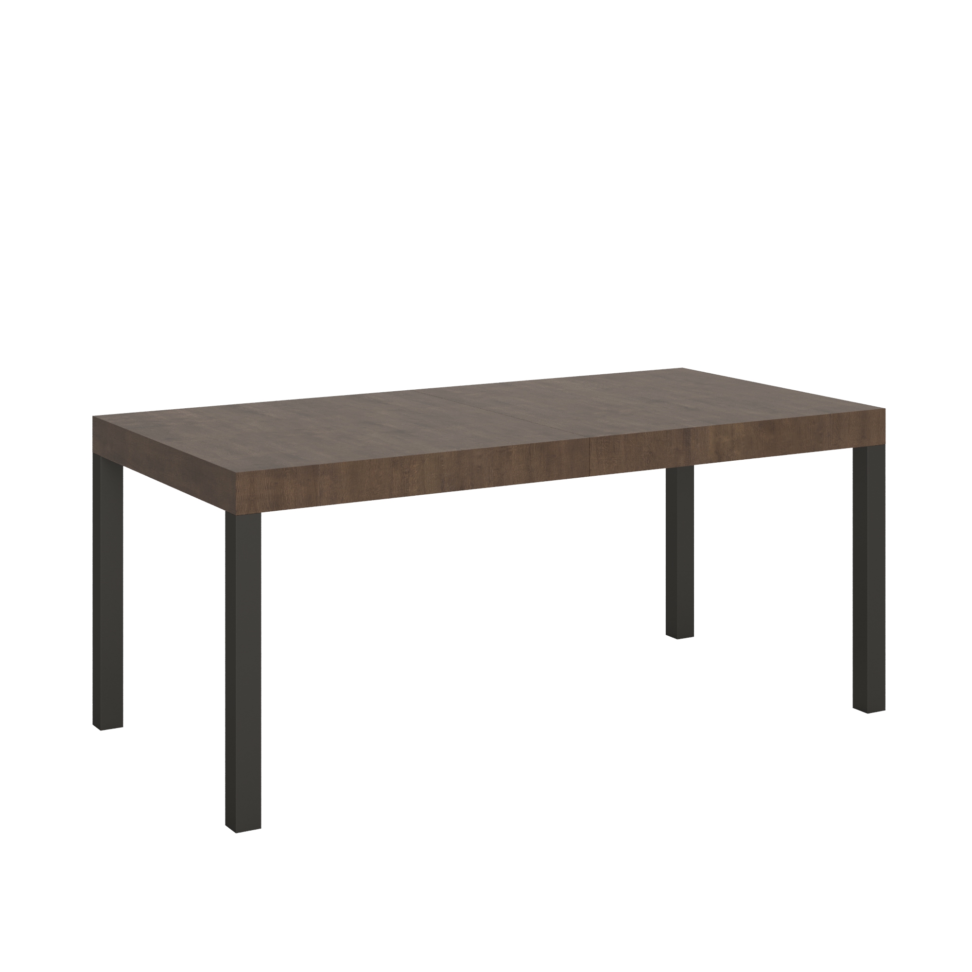 Mesa extensible 90x180/440 cm Everyday Estructura Nogal Antracita - Itamoby