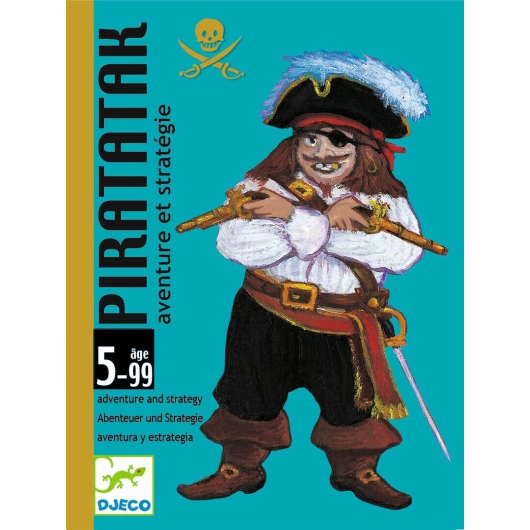 MARCA DJECO JUEGO DE CARTAS PIRATATAK. JUEGO DIVERTIDO DE ESTRATEGIA PARA TODA LA FAMILIA
