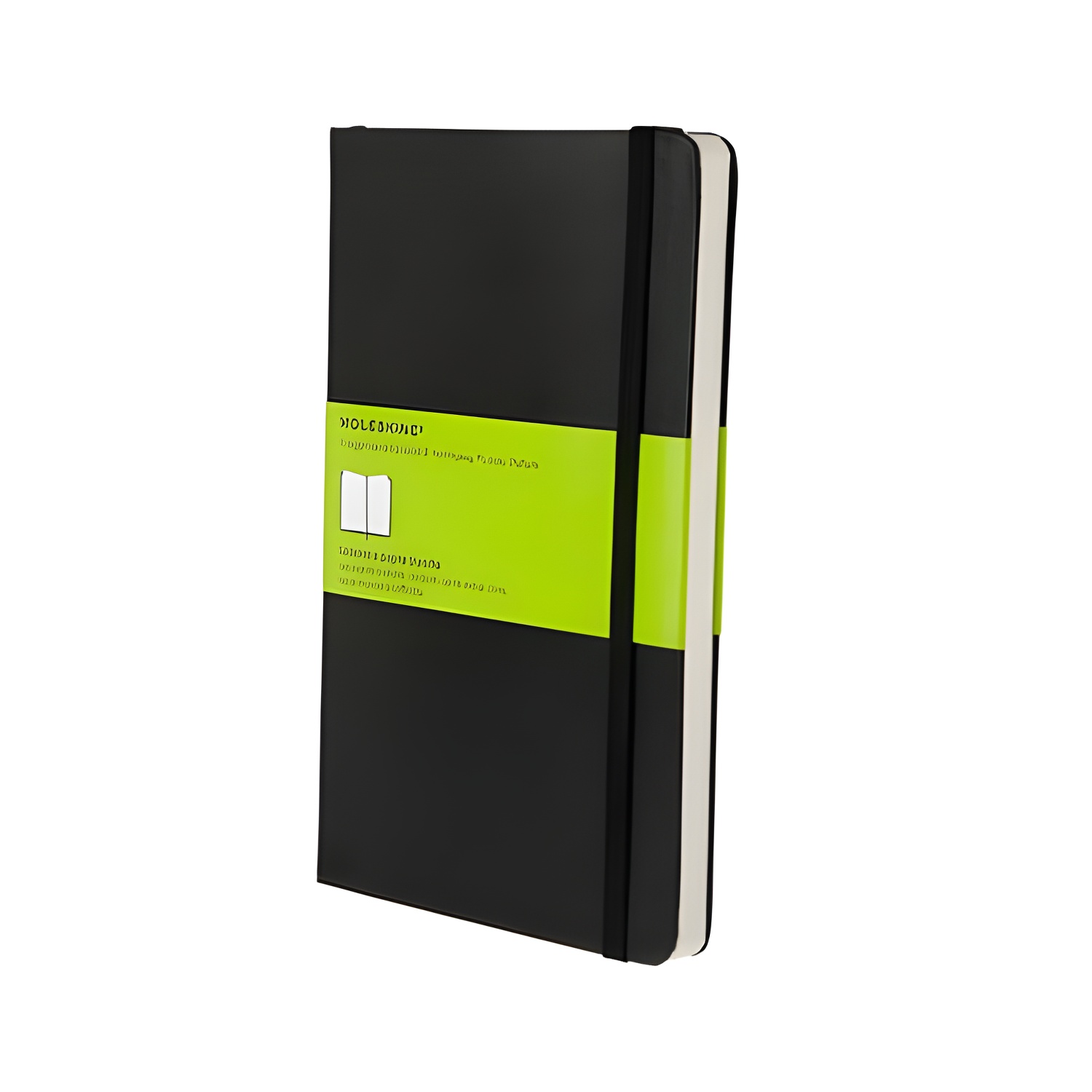 Cuaderno notebook grande liso tapa dura negro moleskine