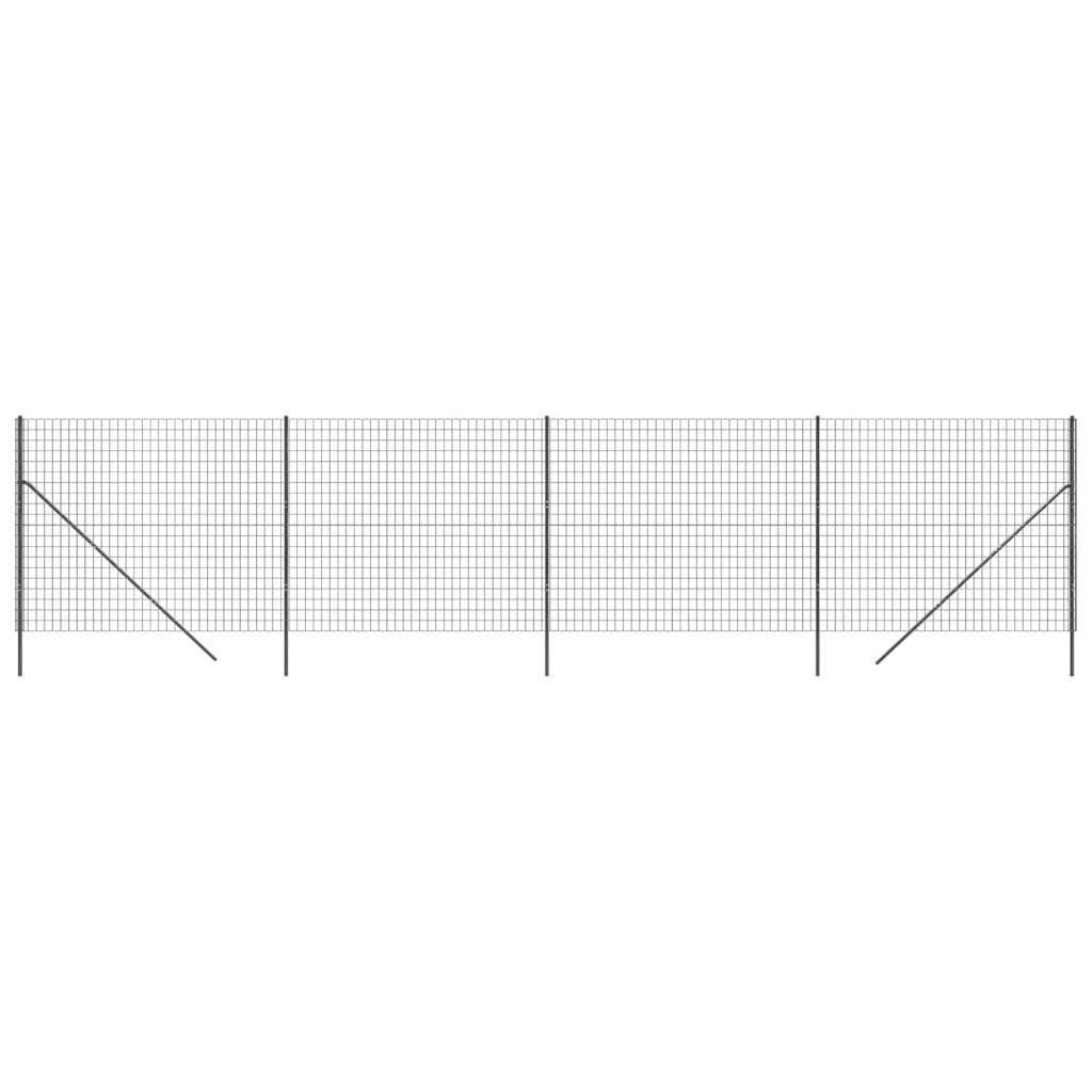 Vidaxl Cerca de Acero Galvanizado 1,4x10m