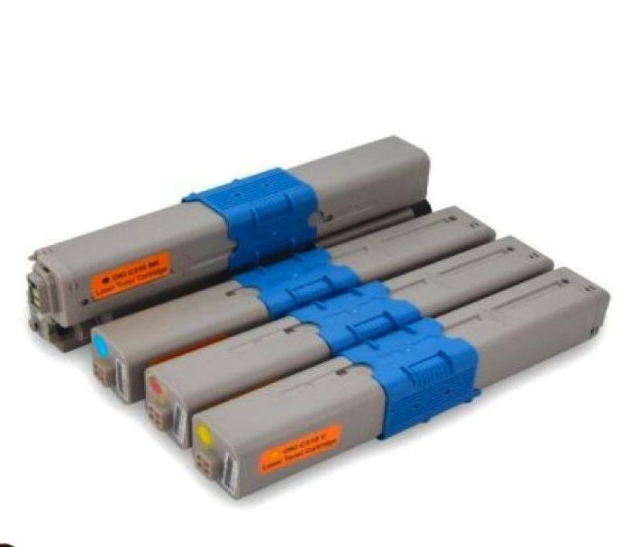 PACK 4 tóners compatibles Oki C310/C330/C510/C530/MC351/MC361/MC561