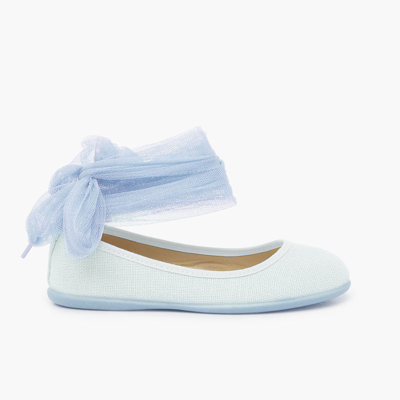 Pisamonas Bailarinas lino pulsera y lazo tul