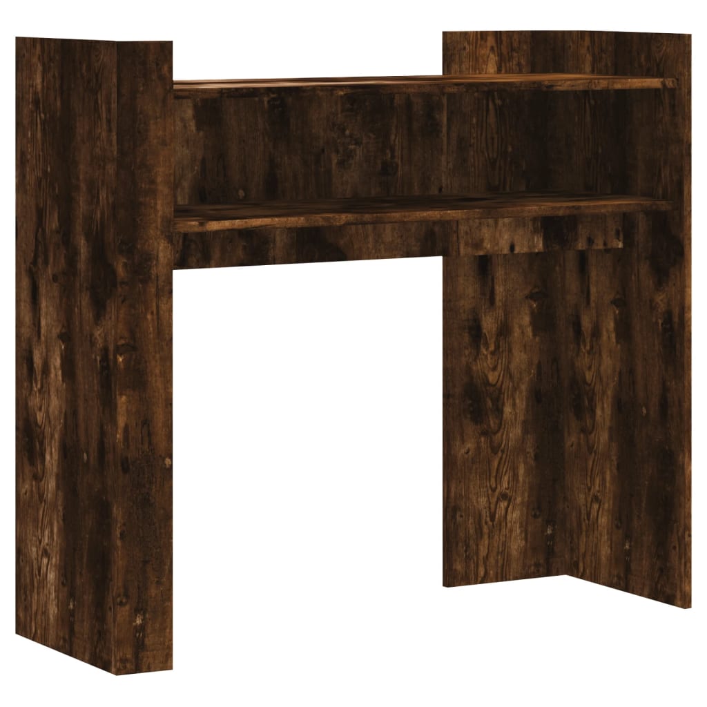 Vidaxl Mesa Consola de Madera de Ingeniería 100x35x90 Cm Blanco