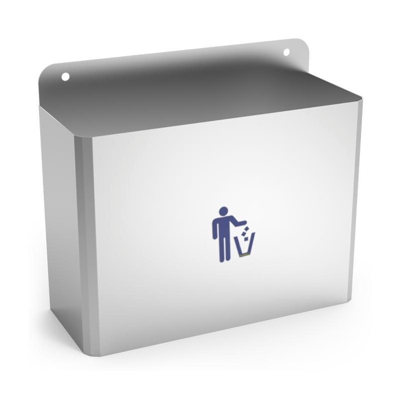 Papelera Inox Pared 11L