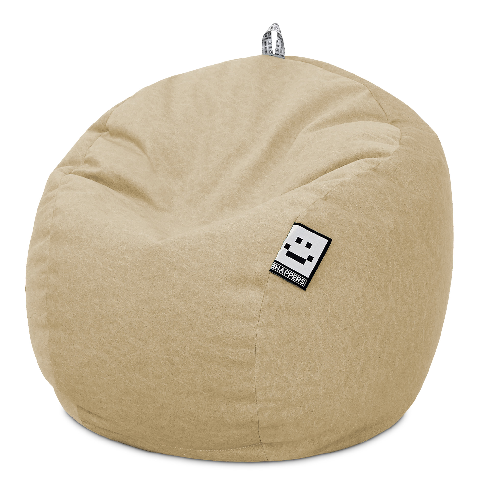 Puff Pelota Terciopelo Vintage Beige HAPPERS - Cómodo, ligero y resistente. Make it Happers®