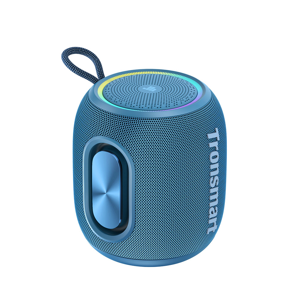 Tronsmart T8 Mini Altavoz Portátil Bluetooth Potente, 16W Potencia, IPX7 Impermeable, 20H Duración, Conexión estéreo, Compatible SD/AUX, Ideal para Fiestas, Viajes y Exteriores, Gris