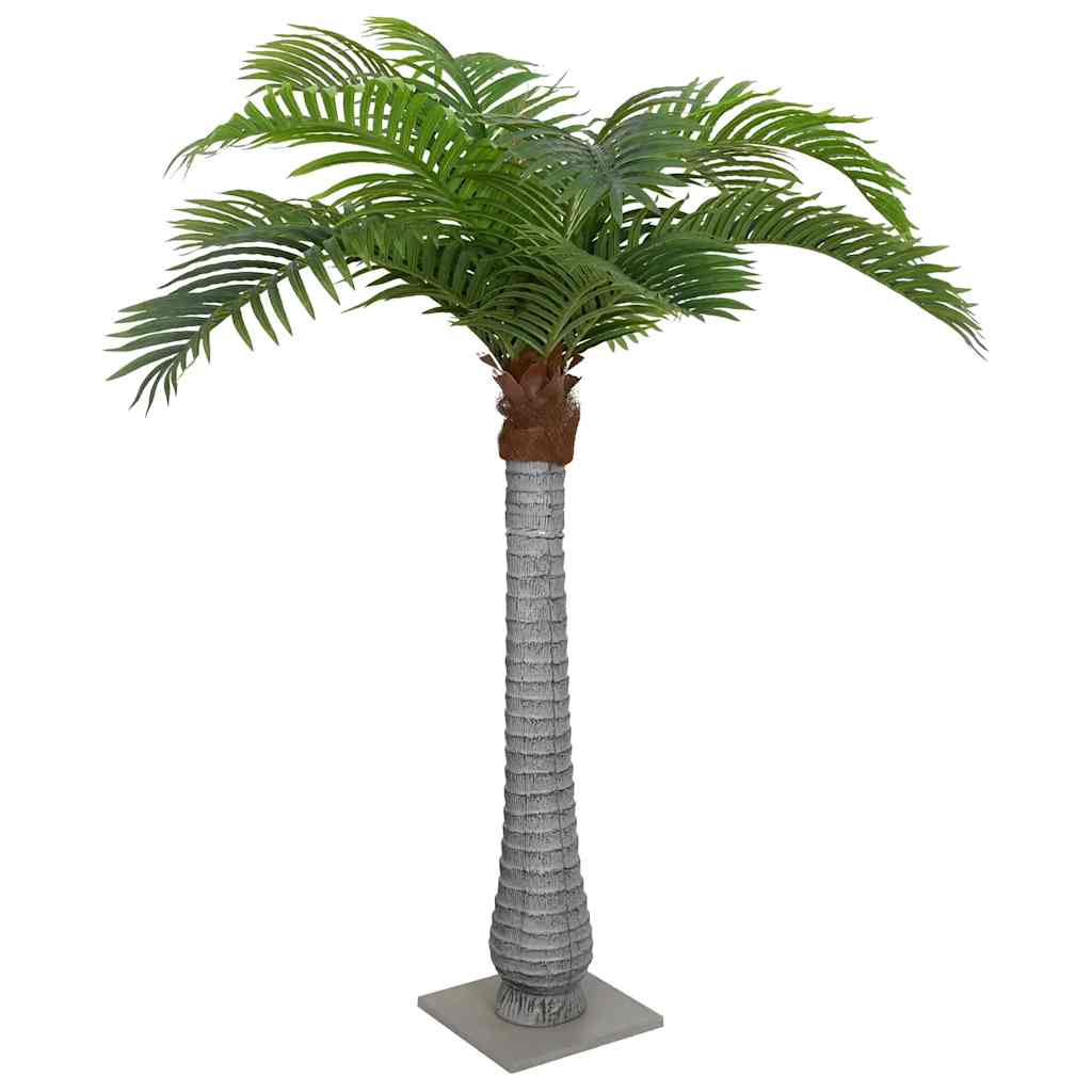 vidaXL Palmera artificial con 15 hojas verde 200 cm
