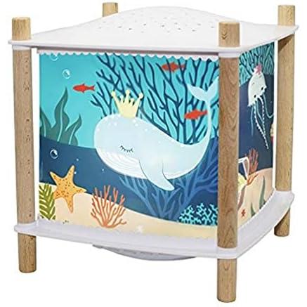 Trousselier – ocean – musical and luminous baby night light, revolution 2.0 flashlight – birth gift usb rechargeable night light – starry sky projector – cry detector