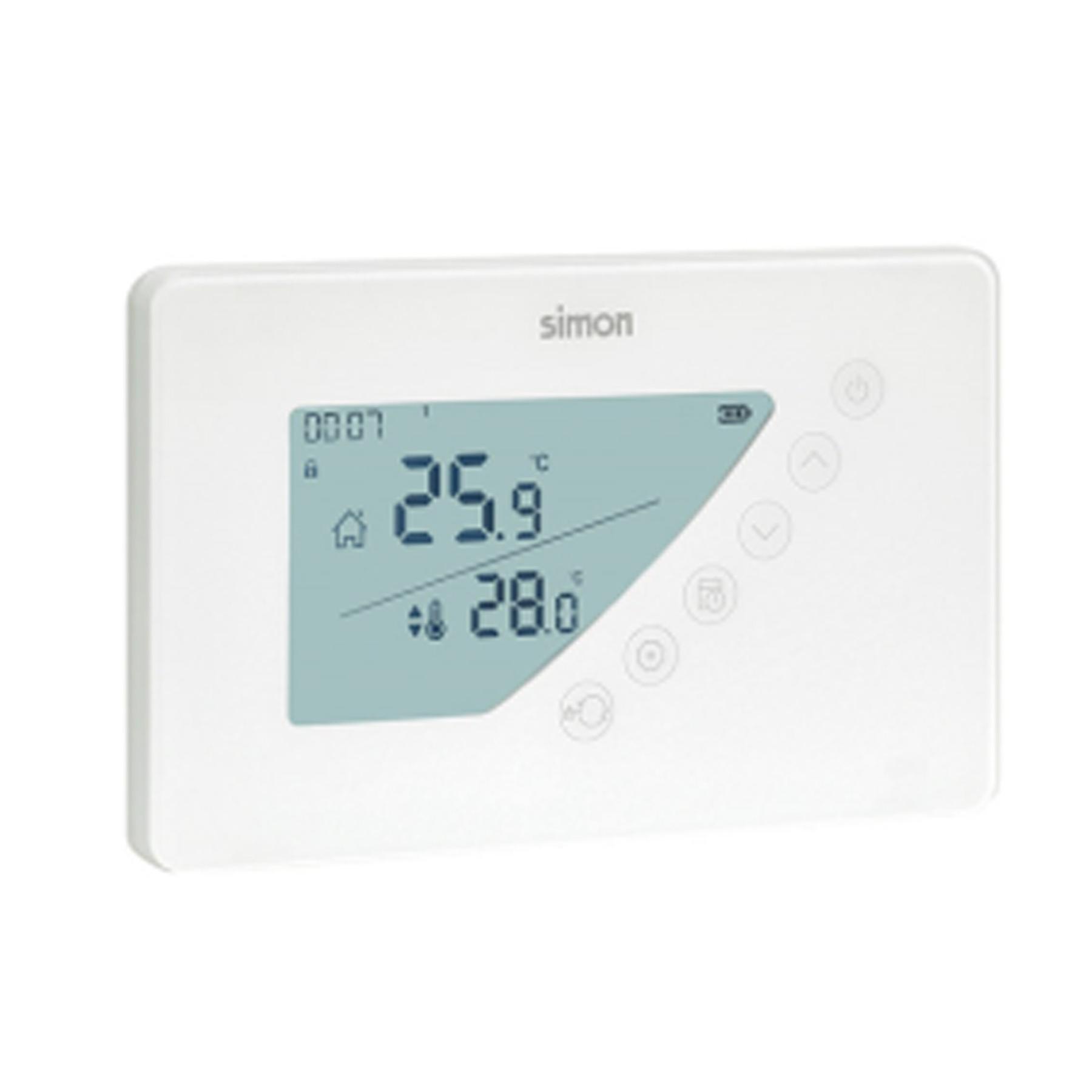 Termostato Digital Simon Programable a Diario o Semanalmente pantalla LCD y varios modos
