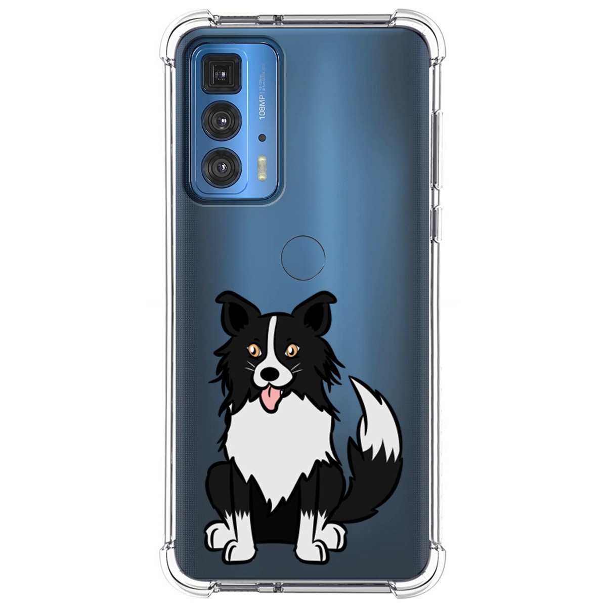 Funda Silicona Antigolpes para Motorola Edge 20 Pro diseño Perros 01 Dibujos