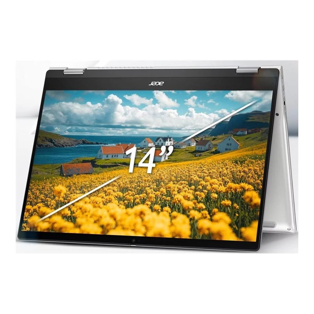 Pc portátil MediaTek Kompanio Ultra 910 14" Chrome OS Acer CHROMEBOOK PLUS SPIN 514 Pantalla táctil Ram 16 GB Disco 256 GB  | SSD, Teletrabajo y Ofimática, Plata