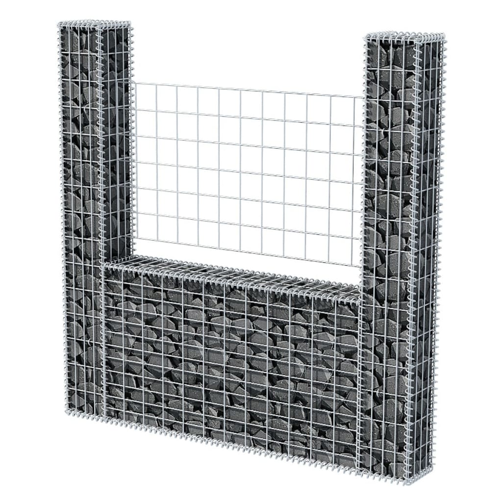 Vidaxl Cesta Muro Gaviones Galvanizado 160x20x150 Cm